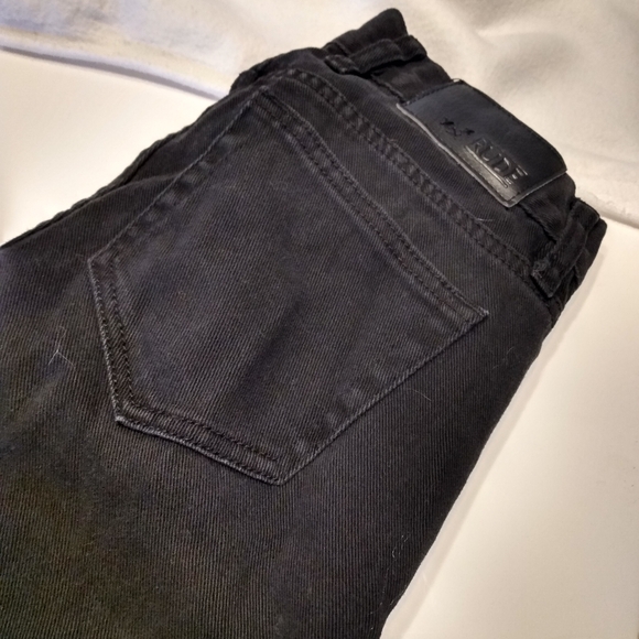 Rude Skinny Dark Black Jeans Women's Size 26 - Picture 8 of 11